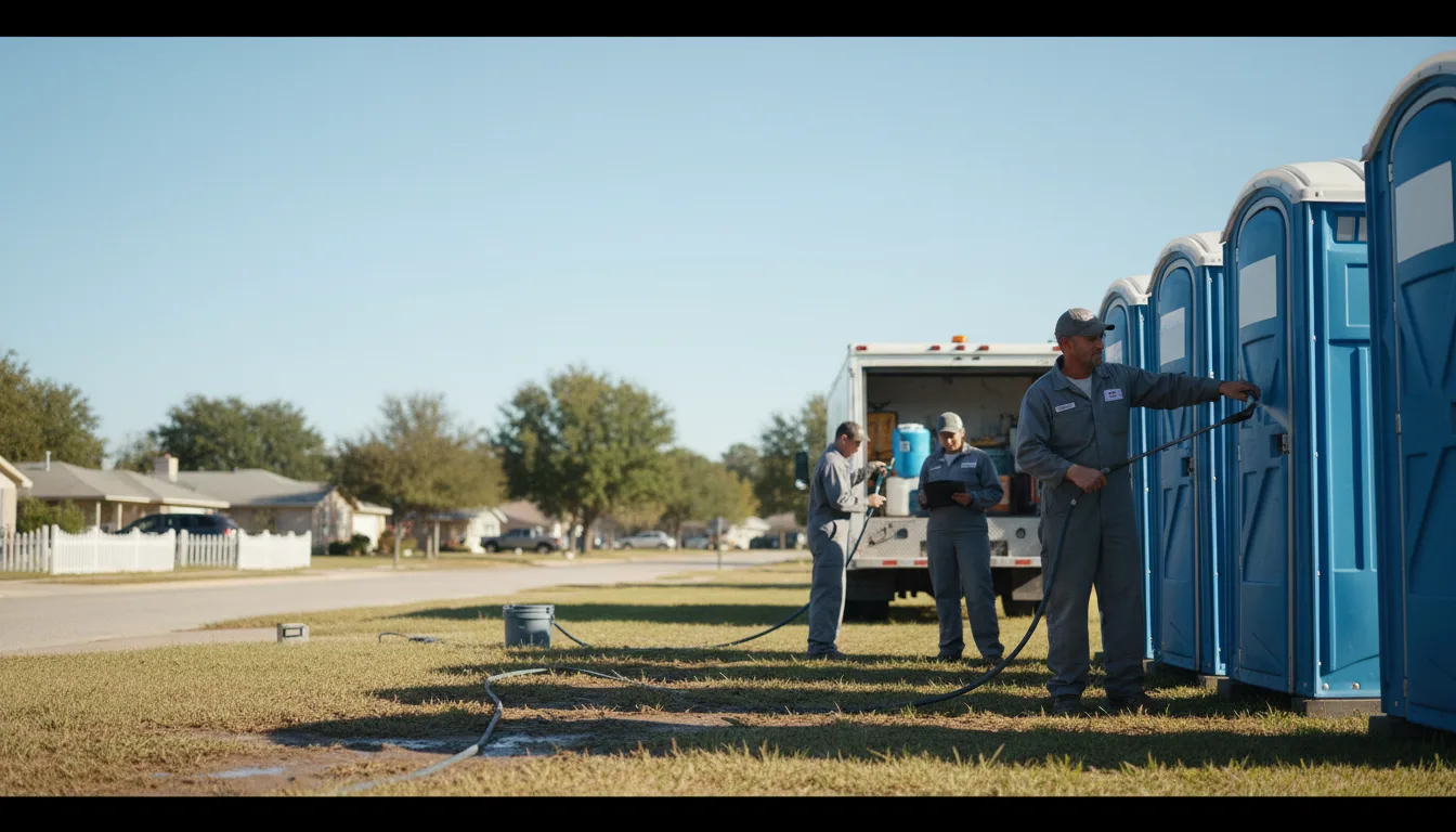 Long-Term Portable Toilet Rental in Lenapah, OK near me
